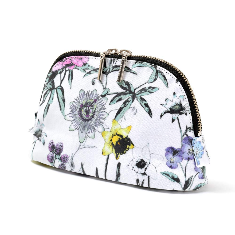 Round Pouch Botanical Garden Cosmetic Pouch Stylish Cosmetic Pouch Cute W1003500 (small)