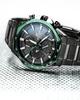 Casio Мужские аналоговые кварцевые часы Edifice из нержавеющей стали, водонепроницаемость 100 м, EQB-1100XYDC-1A
