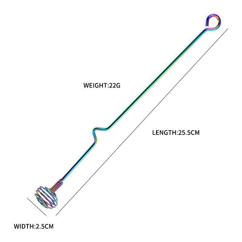 Товар Креативный барный артефакт бармена из нержавеющей стали палочка для размешивания с длинной ручкой для молока, чая, кофе, коктейлей, меда