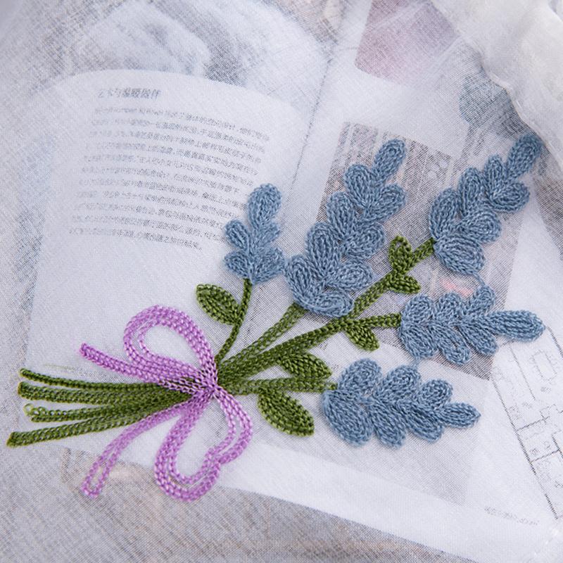 Kitchen Tiers Cabinet Embroidery Curtain Window Short Curtain Half Window Treatment