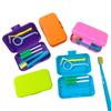 Portable Toothbrush Box Orthodontic Oral Hygiene Tools Kits Interdental Brush Tongue Scraper Travel Toothbrush Teeth Whitening