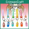 Soft Pvc Sheep Keychain Cute Cartoon Style Colorful Keyring For Gifts And Occasions