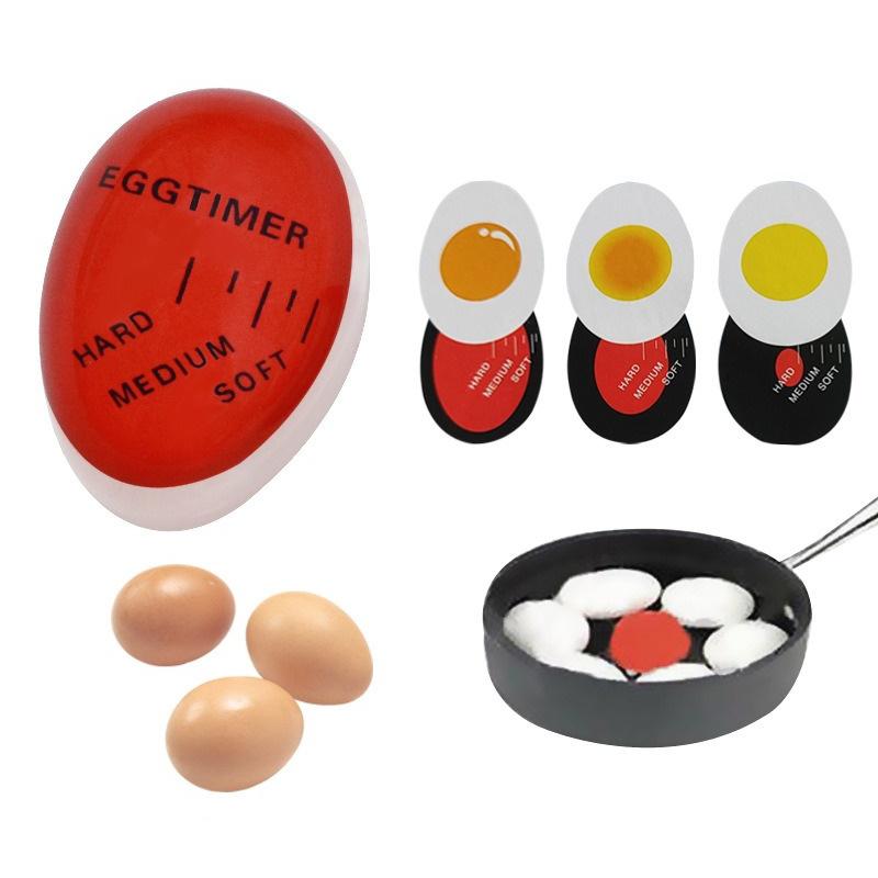 Egg Kitchen Clock, Egg Cooking Indicator Soft Hard Boiled Egg Cooking Color Changing Creative for Home Kitchen Cooking JDGJ013