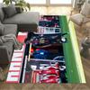 Football Player Action Floor Rug Office Rug Suitable for Hallway Decorate room Study room Playrooms Antislip Carpet Office home decor
