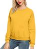 2023 Women's Loose Round Neck Hoodie - Autumn/Winter Style with Plus Velvet Thickness