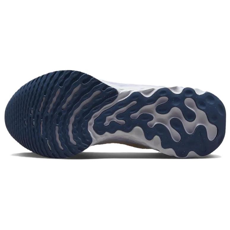 Nike Женские беговые кроссовки Nike React Infinity Run Flyknit 3 Oat Овсяный Фиолетовый с диффузным синим и белым DZ3016-101