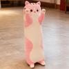 Подушка для тела Плюшевая набивная Длинная подушка Кот Животное Мягкая игрушка Подарок для сна Обнимания