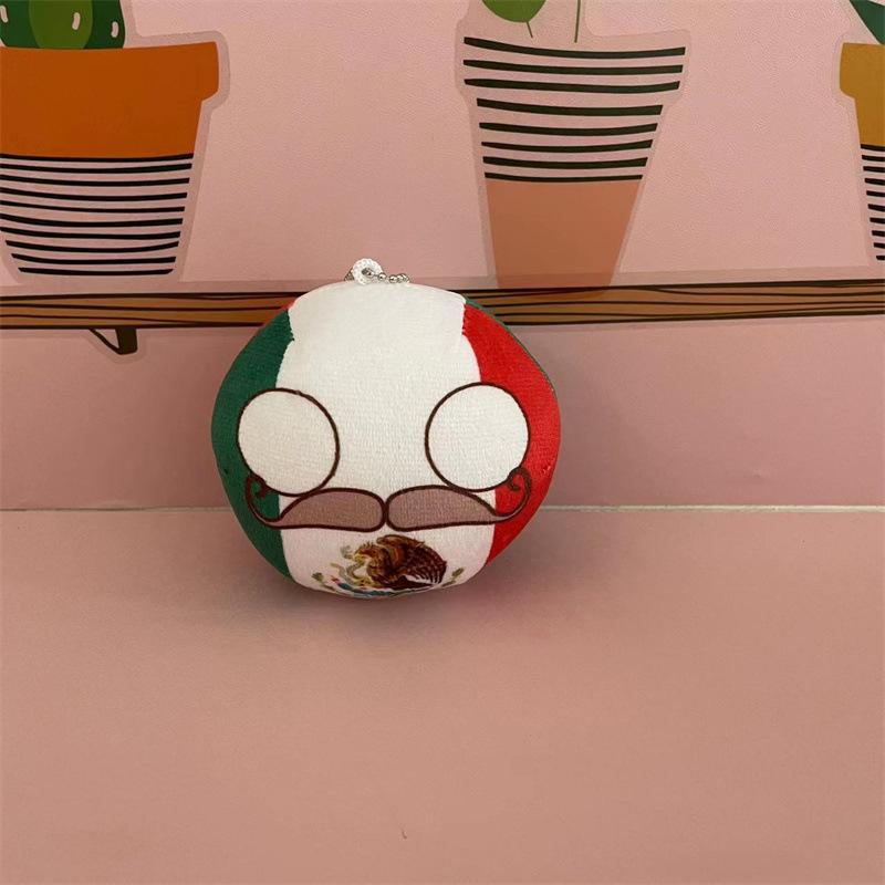 10cm Polandball Plush Toy UK Ukraine Germany Countryball Stuffed Doll Decoration