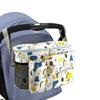 Large Capacity Baby Stroller Bag Printed Hanging Carriage Bag  Infant Nappy Bags