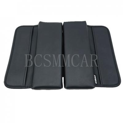 Car Armrest Cover Center Console Box Cushion Heighten Pad Leather Mat W/Pocket