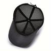 1pc Breathable Mesh Baseball Cap For Men And Women - Perfect For Outdoor Sports And Running