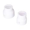 2Pcs TIG Welding Cup 12#/14# Ceramic Nozzle Accessory Set Kit for WP9/17/18/20/25/26(White )