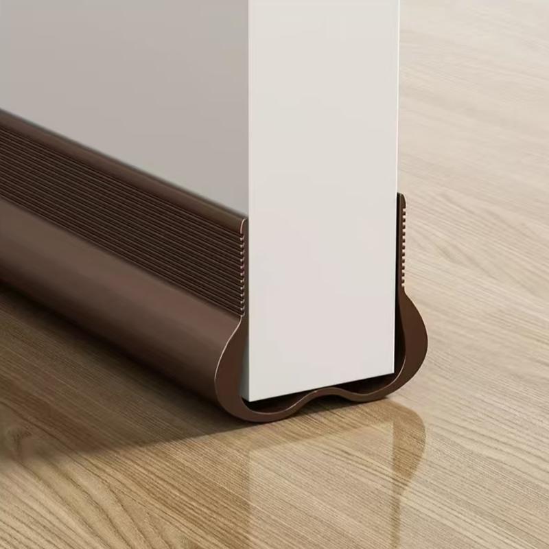 Гибкая уплотнительная лента для низа двери Уплотнитель дверного зазора Звукоизоляция Ветро- и пылезащитная уплотнительная лента Поддверная лента-стопор от сквозняка 93 см