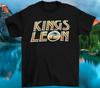 Горячая черная футболка KINGS OF LEON из 100% хлопка, размер 234XL, унисекс, CAO69