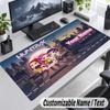Kpop Demon Hunters Personalized Large Mouse Pad Custom Name Text Extended Desk Mat Gaming Mousepad