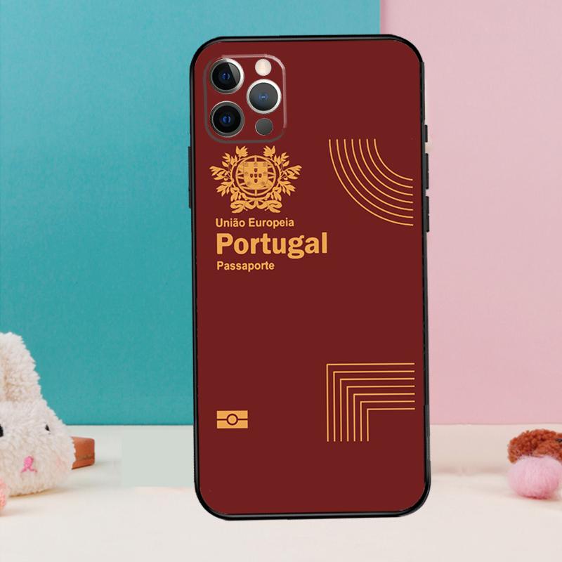 Чехол для телефона с флагом Португалии для iPhone 17 Air 16 15 13 12 11 14 Pro Max 12 13 mini 15 16 Plus 16e Обложка Coque