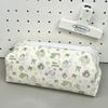 Canvas Pen Bag Cat Printted Patterns Stationery Bag Multi-Purpose Pencil Box  School Office