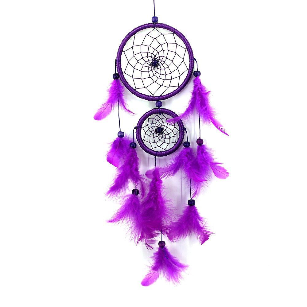 Style Catching Up Handmade Tapestry Dream Catcher Feather Weaving Wind Chimes Feathers Wall Hanging