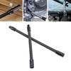2pcs 1/2 Inch Drive Flexible Socket Extension Bar S2 Alloy Steel 250mm 350mm Bendable Socket Extender Spring Steel