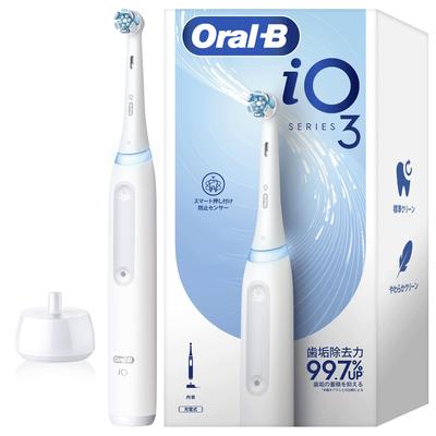 Электрическая зубная щетка Braun Ultimate Electric Toothbrush для iO3S Quiet White Oral-B [Для начинающих] iOG3.1C6.0 WT_H