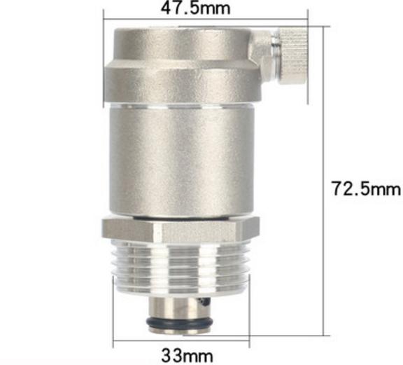 DN15/20/25 1/2" 3/4" 1" BSP Наружная резьба Нержавеющая сталь 304 Автоматический воздухоотводник Предохранительный клапан сброса давления Трубопровод Водяное отопление