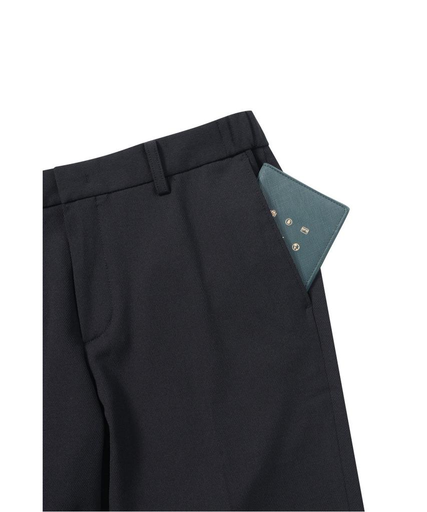 BRENTWOOD [Easy Suit] Стильные брюки-костюм из гладкой твиловой ткани, пригодные для стирки, Brpnm26414Nyx