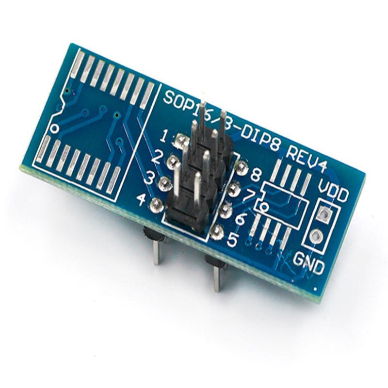 Ch341A 24 25 Series Eeprom Flash Bios Usb Programmer Module + Soic8 Sop8 Test Clip For Eeprom 93Cxx / 25Cxx / 24Cxx