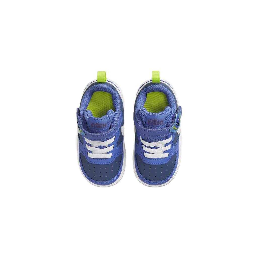 Nike Детские кроссовки Court Borough Low 2 TD Blueberry Mystic-Navy Medium-Blue University-Blue DM1471-400