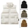 Men's Autumn and Winter New Korean Fashion Trend Couple Sleeveless Cotton Vest Vest Warm Vest Teenagers