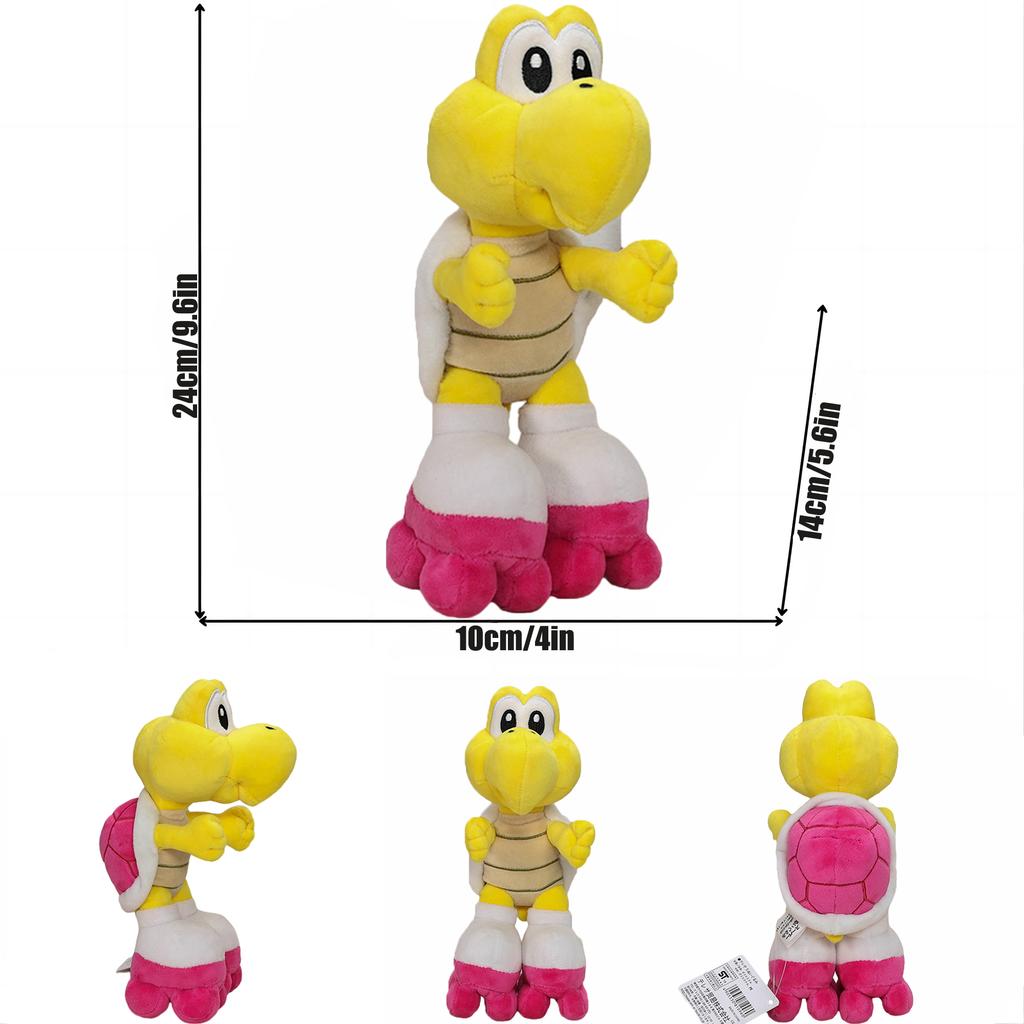 Новые плюшевые игрушки Mario Bros Koopa Troopa Bulrush Chain Chomp Armad Bullet Bill Bob-omb Dry Bones Мягкие игрушки для кукол в подарок на день рождения