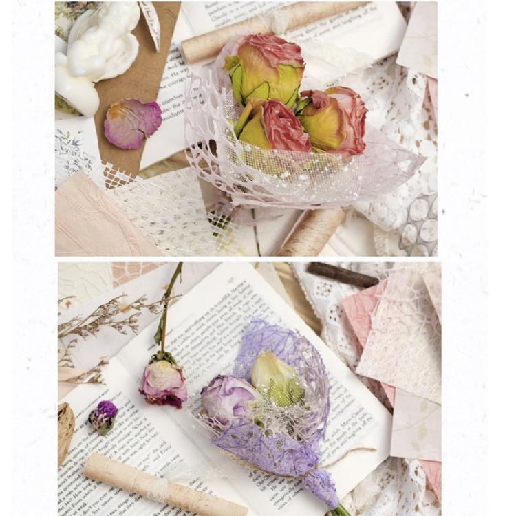 20 листов Эстетичная декоративная бумага для скрапбукинга, украшения для журнала, фотоальбома, фоторамок