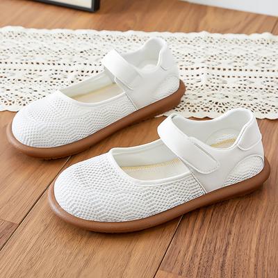 Тканевые туфли женские летние дышащие повседневные одинарные туфли нескользящие туфли бабушки повседневные на мягкой подошве женские тканевые туфли