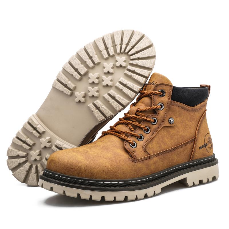 Outdoor Boots Luxury Leather Warm Fur Classic Ankle Boots Outdoor Brand Motorcycle Boots Luxury Shoes for Spring and Autumn 2026