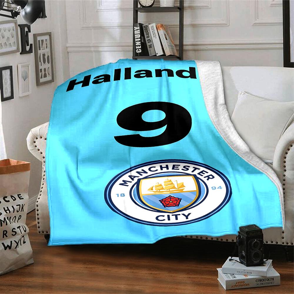 Haaland Norway Football Legend Blankets Flannel Printed Breathable Warm Throw Blanket for Home Office Bedspreads 0708a75