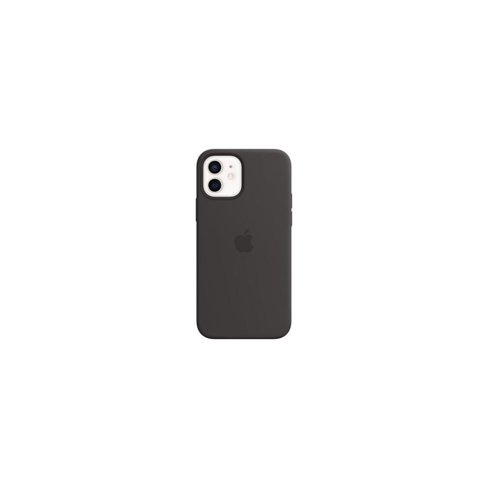 Silicone Case with MagSafe for iPhone 12 & 12 Pro - Black
