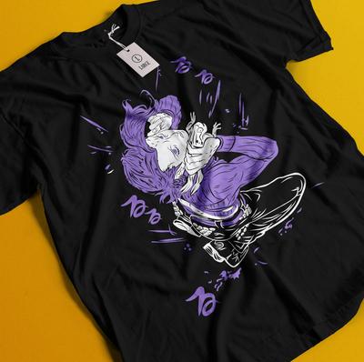 Футболка Jojo's Bizarre Adventure Аниме Манга Графический дизайн Футболка Все размеры