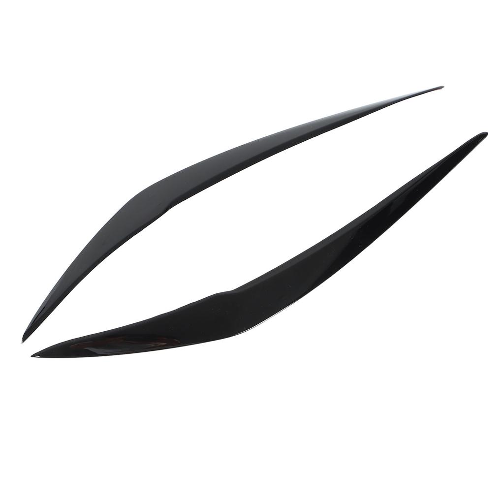 2 Pcs Headlight Eyebrow Glossy Black Trim Left Right Eyelid Trim for 1 Series F20 F21 Facelift