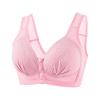 Mom's Comfortable Underwear Without Steel Ring Thin Front Open Button Bra Women Tank Top Gathering Medium Elderly Large Size Bras