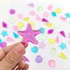 110Pcs Acrylic Seashells Acrylic Seashells Conch Starfish  Beach Theme Sea Shells Party Decoration