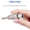 Xiatiaosann XLR Male To Female Adapter XLR Female To Male 3 Pin XLR Plug To TRS Stereo Audio Adapter for 1/4" & 1/4" Adapter, 6.35mm Mixers,