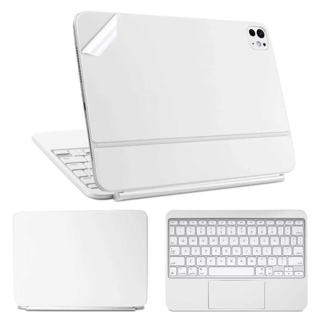 Для Magic Keyboard 11/13 дюймов Наклейка-скин Защита всего корпуса Винил Прочные материалы Сплошной цвет iPad Pro / Air M4 M3