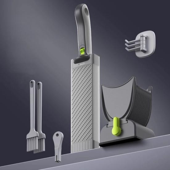 Мясорезка для нарезки и измельчения мяса, ручная мясорезка для говядины, свинины, баранины, регулируемая толщина, мясорезка с точилкой