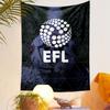 Футбольный гобелен EFL для стены, Постер с логотипом Английской футбольной лиги, Спортивный настенный декор для спальни, гостиной, общежития