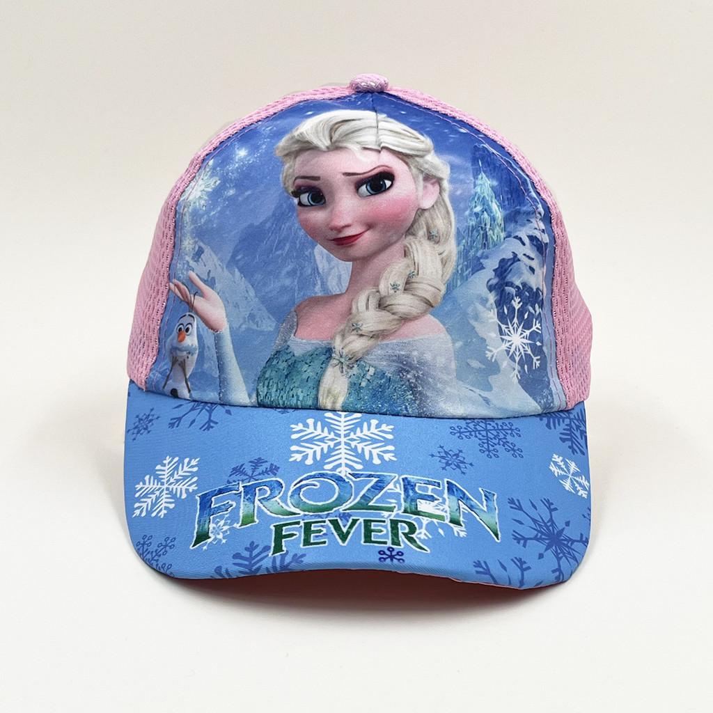 Baseball Character Frozen Hat With Breathable Polyester Material Protection Sun