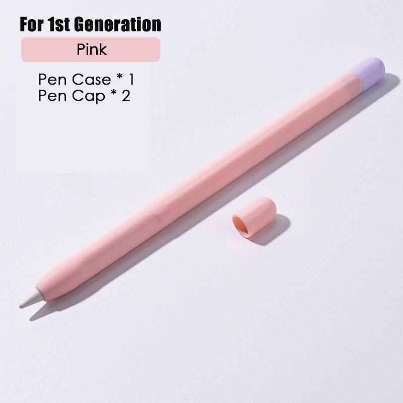 Подходит для Apple Pencil1/2, защитный чехол, мягкий силиконовый держатель для ручек, чехол для стилуса, аксессуары для карандашей для iPad первого поколения