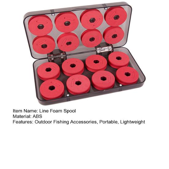 16 шт. Коробка-катушка для лески из пенопласта 16 органайзер для намотки лески Катушка для лески