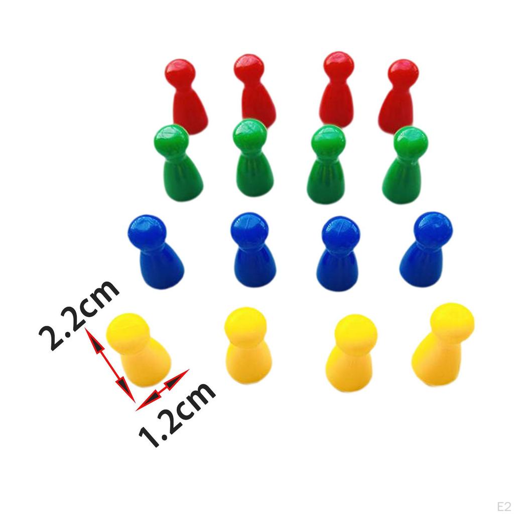 16 шт. Летающие шахматные фигуры и игральные кости набор аксессуаров для вечеринки разноцветная настольная игра пешка