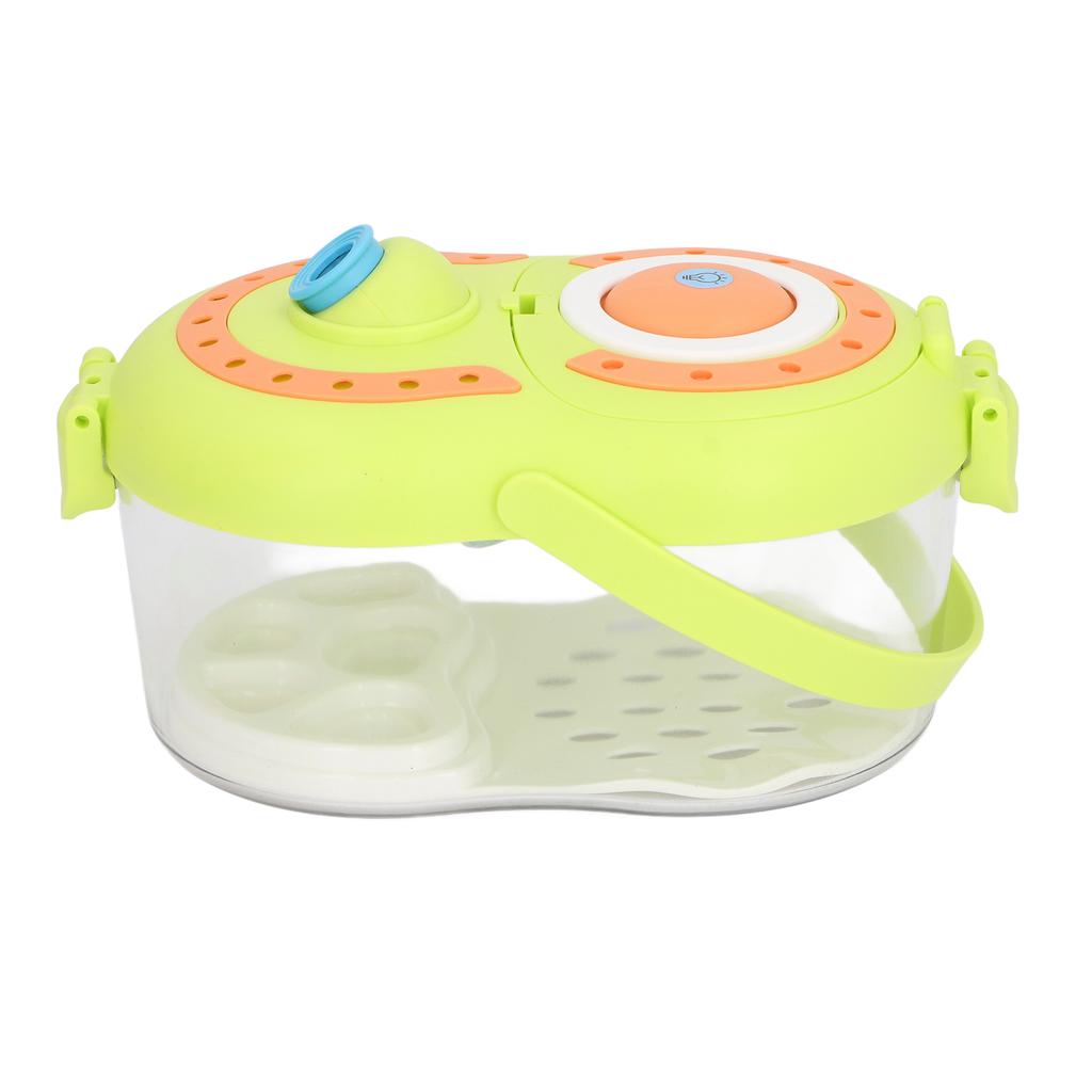 Bug Observation Box Breathable Portable Bug Catcher Cage with Magnifying Glass LED Light for Kids