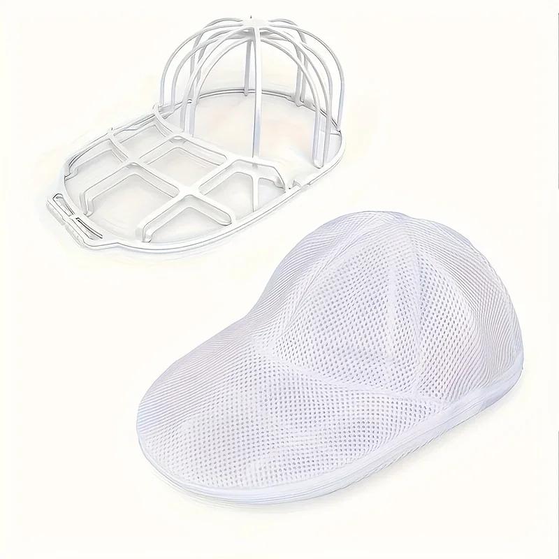 Hat Cleaning Cage for Washing Machines, Hat Cleaner with Mesh Bag,Hat Bags or Hat Racks Can Be Purchased Separately.