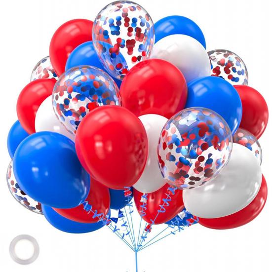 30 Pcs 12inch Metallic Balloons Chrome Latex Balloon with Ribbon for Wedding Bridal Birthday Baby Shower Decoration